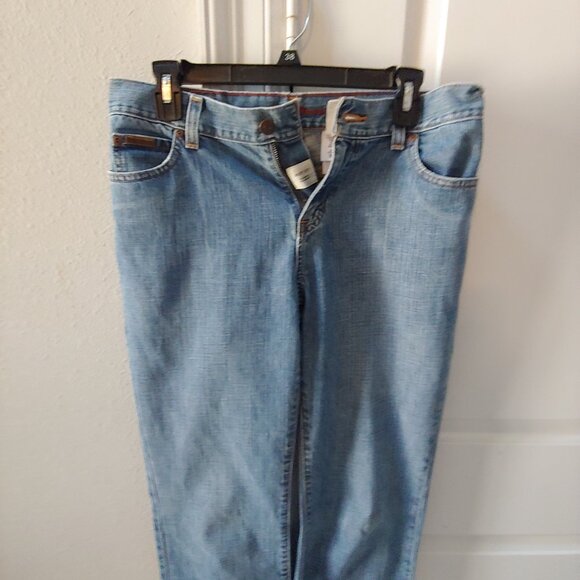 Eddie Bauer Jeans Womens 6 Blue Mid Rise Denim - Picture 2 of 5